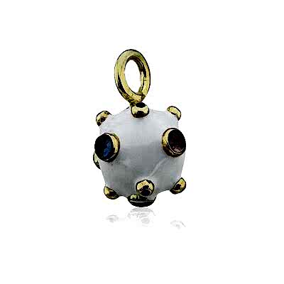 by Eda Çetin - Tourmaline Enamel Pendants