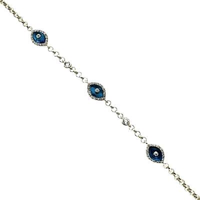 by Eda Çetin - Triple Mini Glasseye Bracelet 