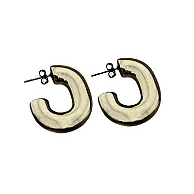 U Form Italian Earrings - Thumbnail