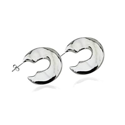 Wave Form Italian Earrings - Thumbnail