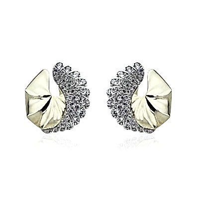 by Eda Çetin - Wings Stone Plate Earrings